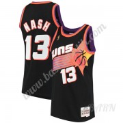 Barn NBA Tröja Phoenix Suns 1996-97 Steve Nash 13# Svart Hardwood Classics Swingman..